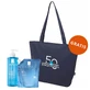 La Roche-Posay Lipikar set, gentle cleansing gel for face and body, sensitive skin, 400 ml + refill, 400 ml + free bag