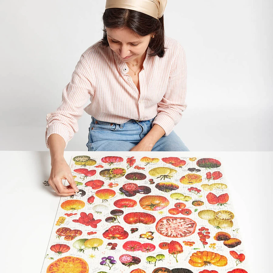CzuCzu Puzzlove Roșii, puzzle de familie, 1000 piese