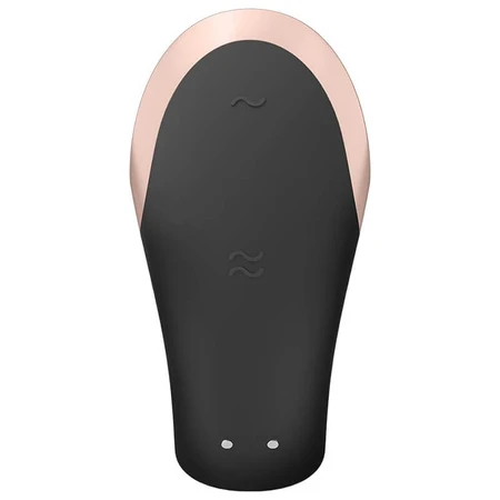 Satisfyer Double Love, app-controlled vibrator for couples, black, 1 piece