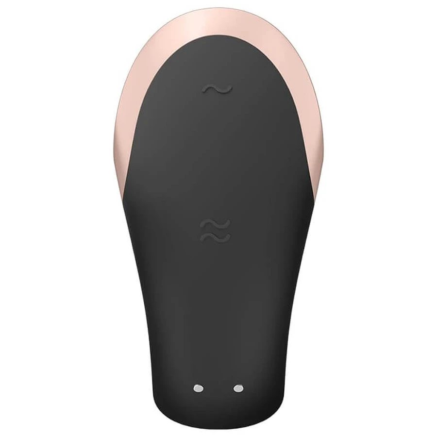 Satisfyer Double Love, app-controlled vibrator for couples, black, 1 piece