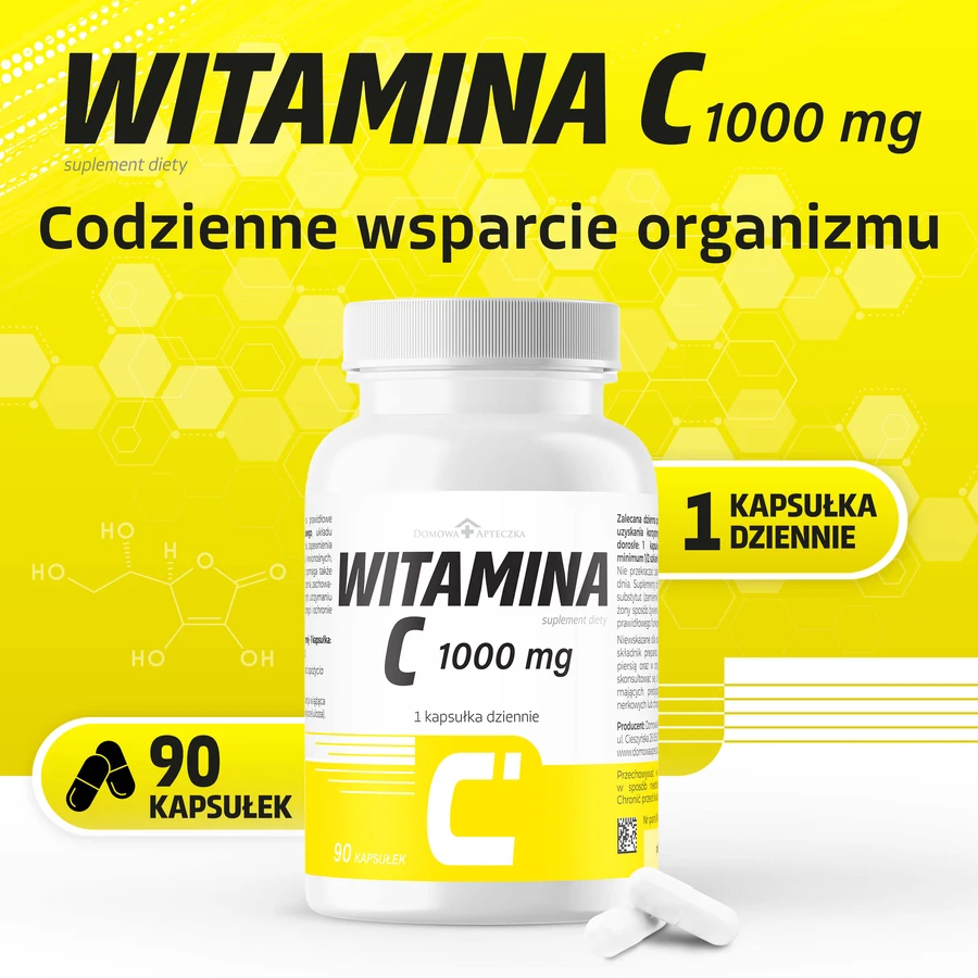 Vitamina C 1000 mg, 90 cápsulas
