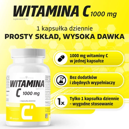 Vitamina C 1000 mg, 90 cápsulas