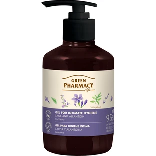 Pharmacie Verte, gel d'hygiène intime, apaisant, sauge et allantoïne, 370 ml