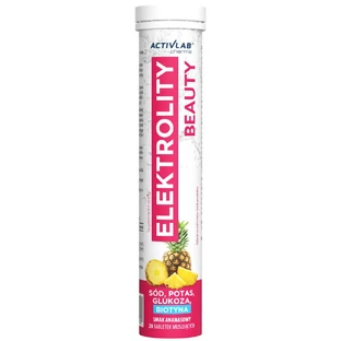 Activlab Pharma Elektrolity Beauty, pineapple flavor, 20 effervescent tablets