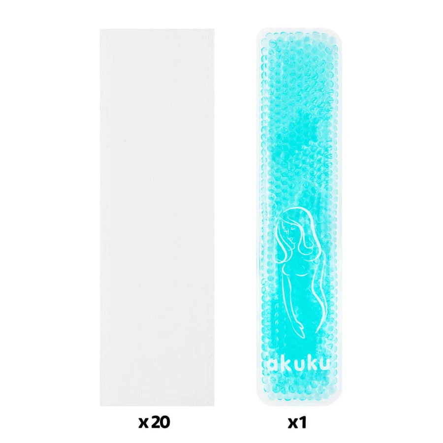 AKUKU, compresa de gel para la zona íntima, 2 piezas