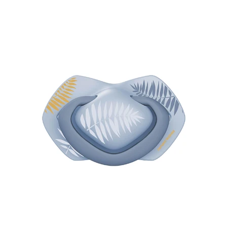 Canpol Baby's, fopspeen, silicone, symmetrisch, Goud, blauw, 6-18 maanden, 2 stuks