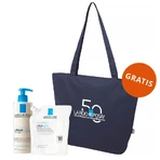 La Roche-Posay Lipikar Syndet AP+ Kit, rückfettende Körperwaschcreme, ab Geburt, 400 ml + Nachfüllpackung, 400 ml + Gratisbeutel