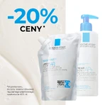 La Roche-Posay Lipikar Syndet AP+ Kit, rückfettende Körperwaschcreme, ab Geburt, 400 ml + Nachfüllpackung, 400 ml + Gratisbeutel