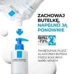 La Roche-Posay Lipikar Syndet AP+ Kit, rückfettende Körperwaschcreme, ab Geburt, 400 ml + Nachfüllpackung, 400 ml + Gratisbeutel