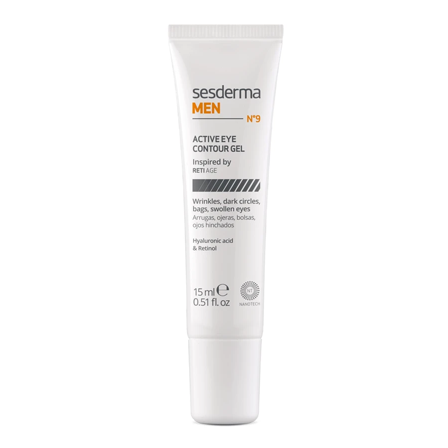 Sesderma Men set, revitalizing facial emulsion, 50 ml + eye gel, 15 ml + roll-on deodorant, 75 ml