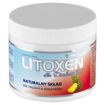 Litoxen para diabéticos, sabor piña, 162 g
