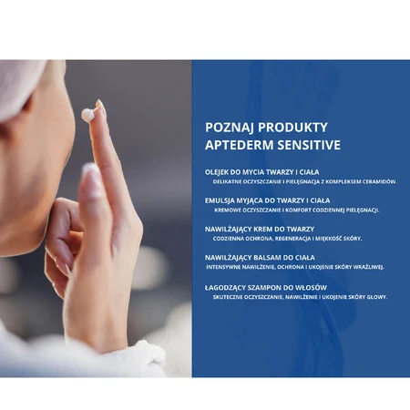 Aptederm Sensitive, bodylotion, gevoelige en atopische huid, 400 ml
