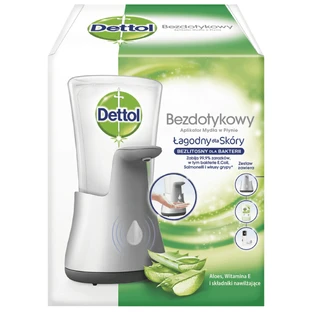 Dettol, aplicator de săpun lichid fără atingere + săpun lichid, aloe și bambus, 250 ml