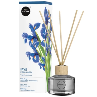 Aroma Home, geurstokjes, iris met witte roos, 50 ml