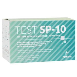 Farmabol Test SP-10, Heim-Fertilitätstest für Männer zur Bestimmung der Spermienkonzentration im Sperma, Kassette, 1 Stück