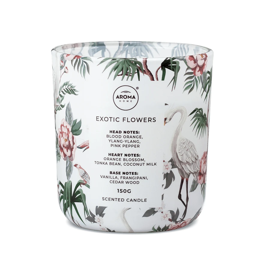 Aroma Home Wild, scented candle, exotic flowers, 150 g
