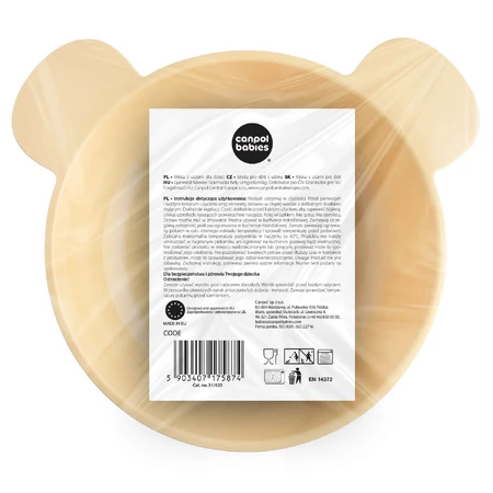 Canpol Bebés, bol con orejas, a partir de 4 meses, 400 ml, 2 unidades