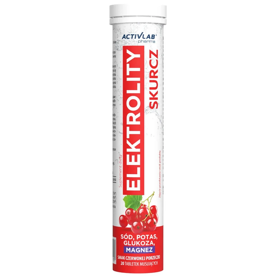 Activlab Pharma Elektrolity Skurcz, rode bessensmaak, 20 bruistabletten
