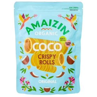 Amaizin, coconut wafer tubes, gluten-free, 140 g