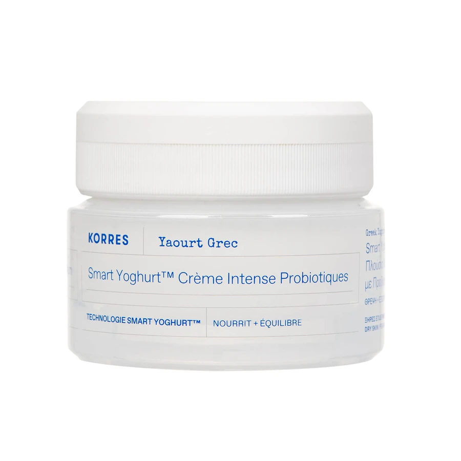 Korres Griechischer Joghurt, intensiv feuchtigkeitsspendende Creme, trockene Haut, 40 ml