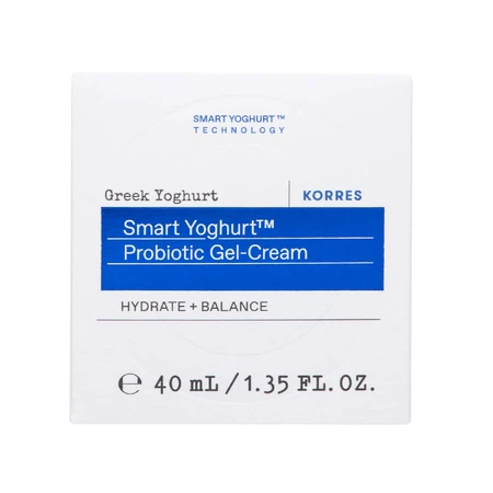 Korres Yogur Griego, gel-crema hidratante con probióticos, piel normal y mixta, 40 ml