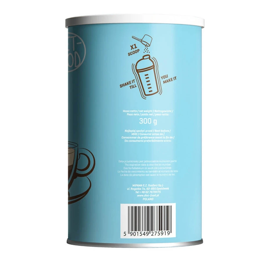 Diet-Food Keto Crema de Café con Colágeno, 300 g