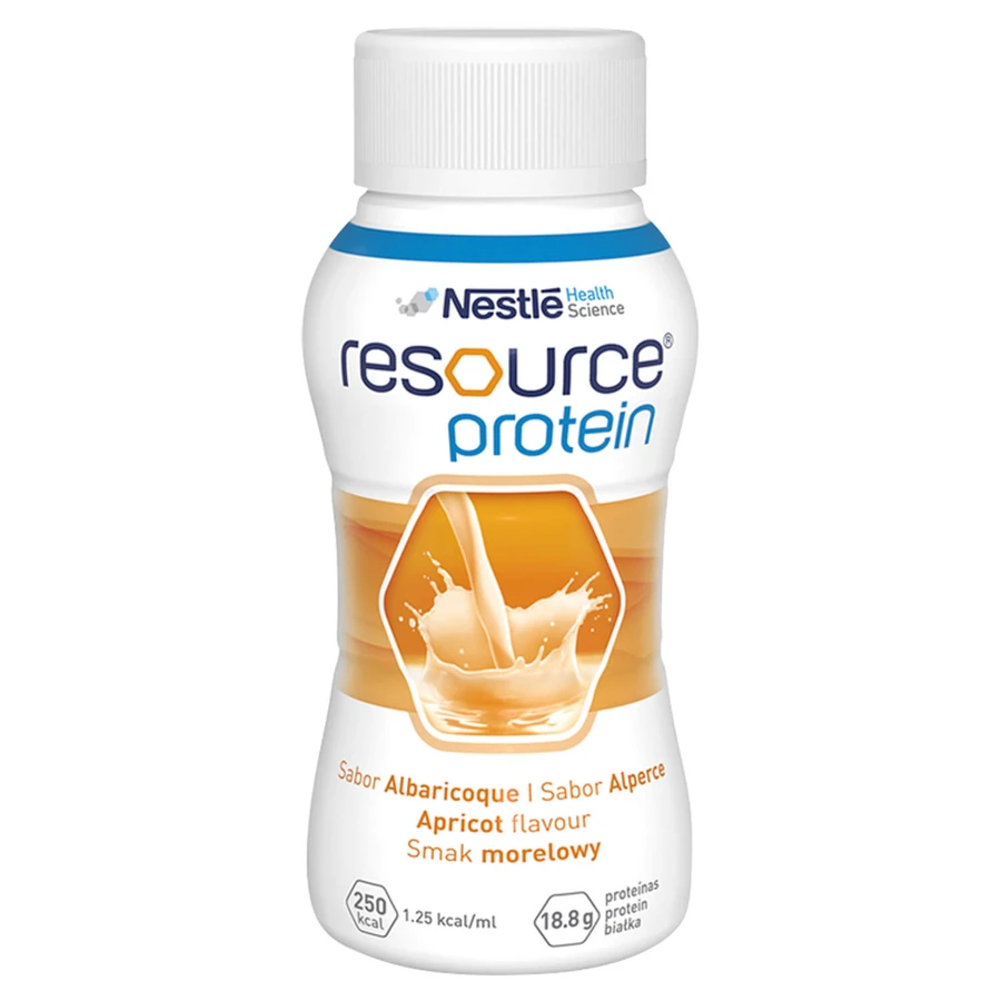 Kit Resource Eiwit, voedingspreparaat, abrikozensmaak, 8 x 200 ml + aardbeiensmaak, 200 ml gratis