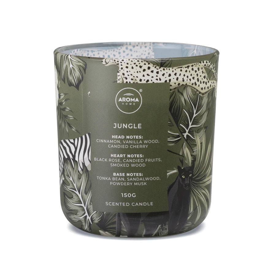 Aroma Home Wild, geurkaars, jungle, 150 g