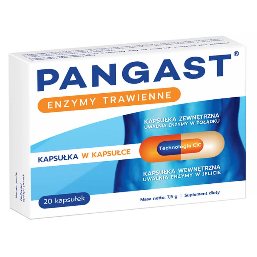 Pangast, 20 capsules