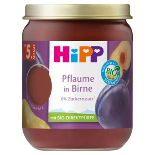 HiPP Fruce Bio, peren met pruimen, na 5 maanden, 160 g