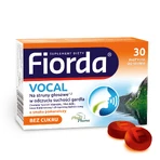 Fiorda Vocal, orange flavor, 30 lozenges