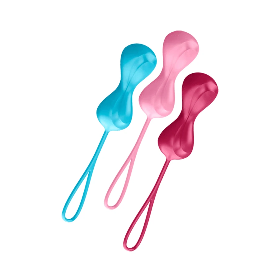 Satisfyer Power Balls, juego de pelotas para el entrenamiento de los músculos del suelo pélvico, 3 piezas