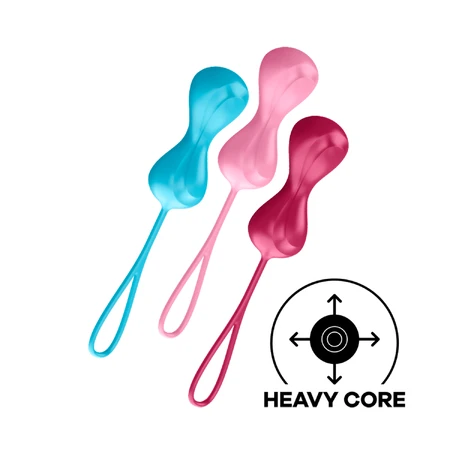Satisfyer Power Balls, juego de pelotas para el entrenamiento de los músculos del suelo pélvico, 3 piezas
