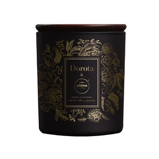 Dorota&Aroma Home, Duftkerze, schwarze Rose mit Patchouli, 150 g