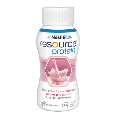 Kit Resource Protein, supplément nutritionnel, goût fraise, 8 x 200 ml + 200 ml gratuits