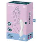 Satisfyer Curvy Trinity 5+, vibrador, blanco, 1 pieza
