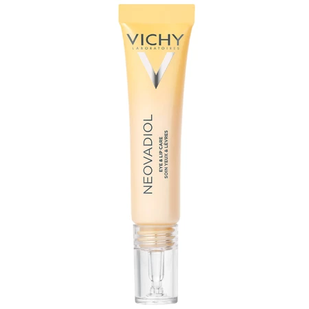 Set Vichy Neovadiol, corrigerende oog- en lippencrème, 15 ml + dagcrème, normale en gemengde huid, 50 ml + lichte fluid SPF 50+, 15 ml + cosmeticatas gratis
