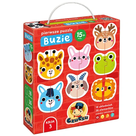 CzuCzu First Face Puzzle, puzzles for children, from 15 months, 36 elements