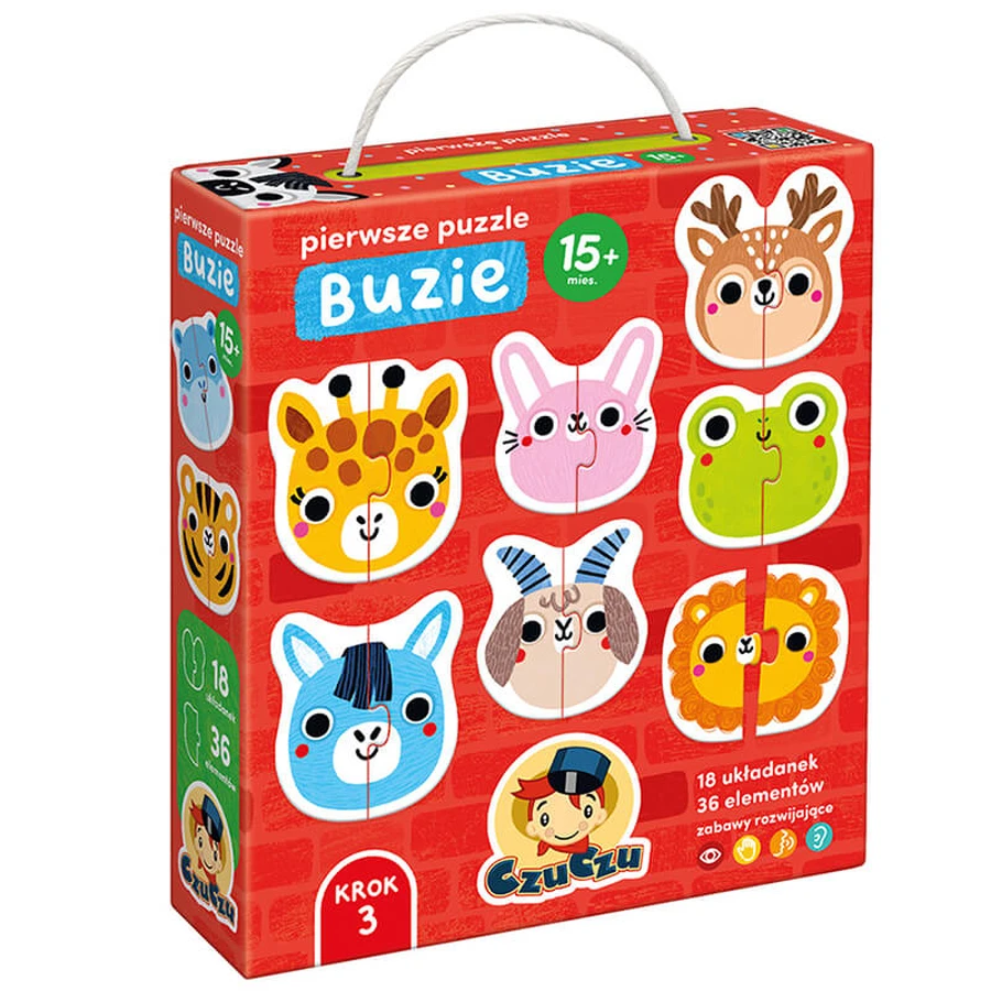 CzuCzu First Face Puzzle, puzzles for children, from 15 months, 36 elements