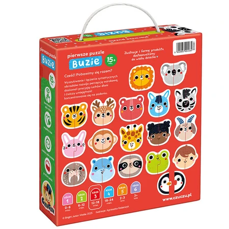 CzuCzu First Face Puzzle, puzzles for children, from 15 months, 36 elements