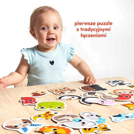 CzuCzu First Face Puzzle, puzzles for children, from 15 months, 36 elements