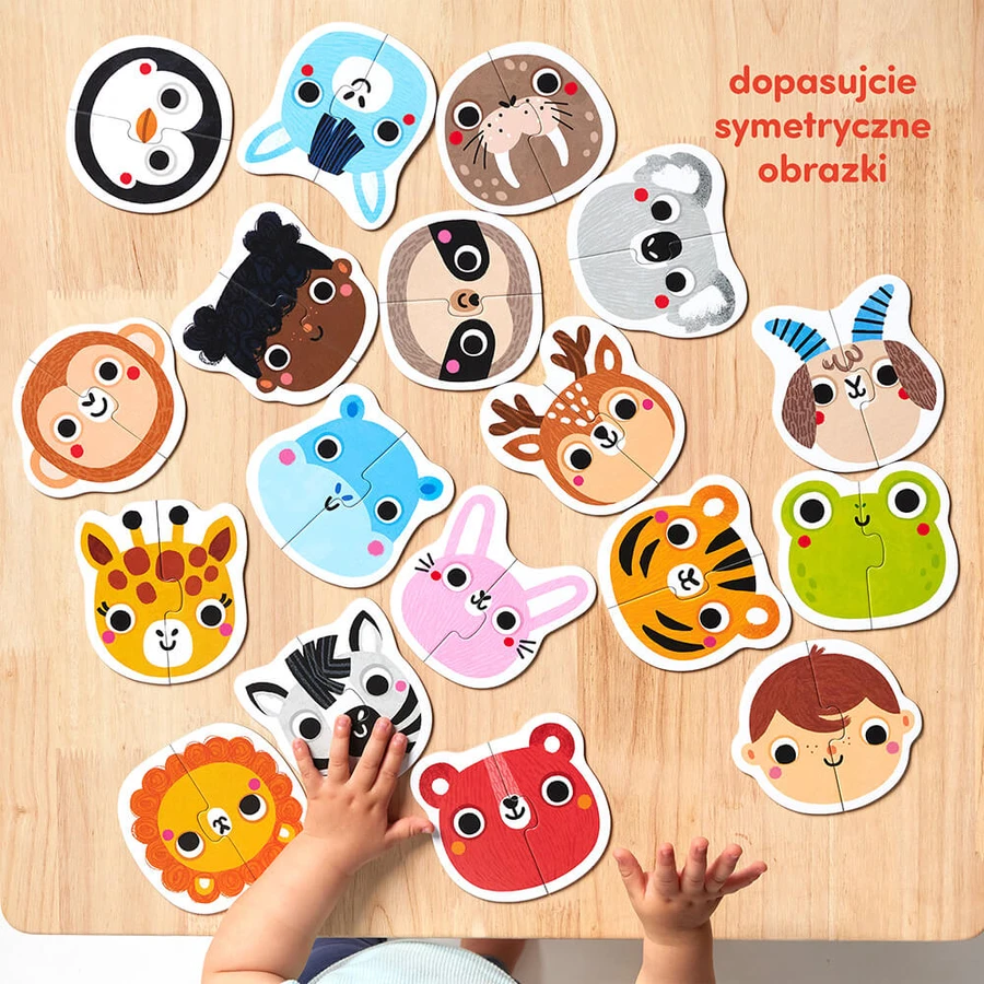 CzuCzu First Face Puzzle, puzzles for children, from 15 months, 36 elements