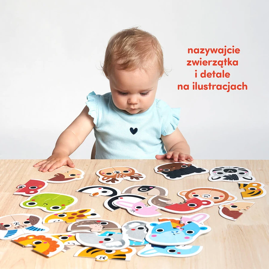 CzuCzu First Face Puzzle, puzzles for children, from 15 months, 36 elements