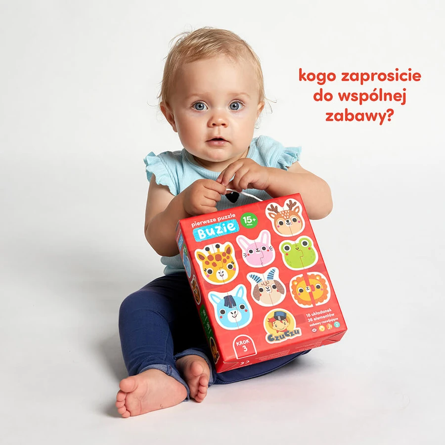 CzuCzu First Face Puzzle, puzzles for children, from 15 months, 36 elements