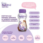 NutriKid Multi Fibre Kit, Ernährungspräparat für Kinder ab 1 Jahr, Schokoladengeschmack, 10 x 200 ml
