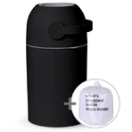 Magic Majestic, contenedor de pañales usados, negro, 40 l + bolsas, 15 unidades