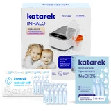 Katarek Inhalo, nebulizador con compresor + 2 tipos de sal