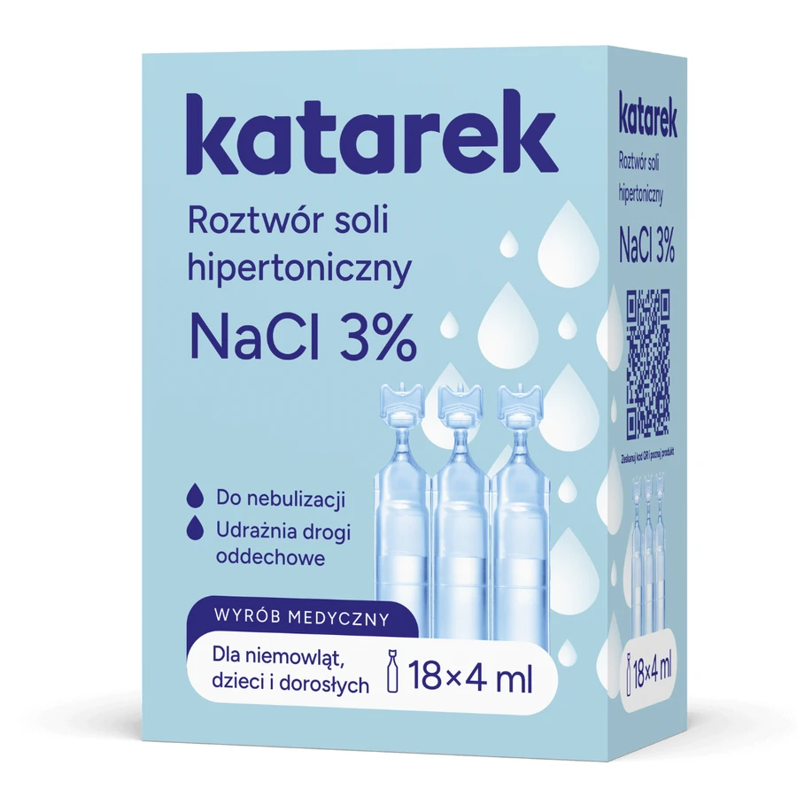 Katarek Inhalo, nébuliseur à compresseur + 2 types de sel