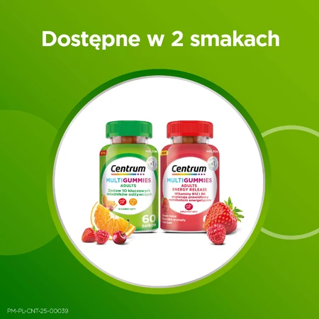 Centrum MultiGummies Adultos, gominolas, 60 unidades