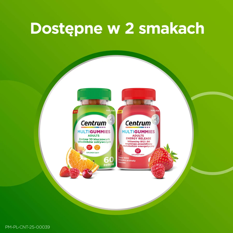 Centrum MultiGummies Adultos, gominolas, 60 unidades